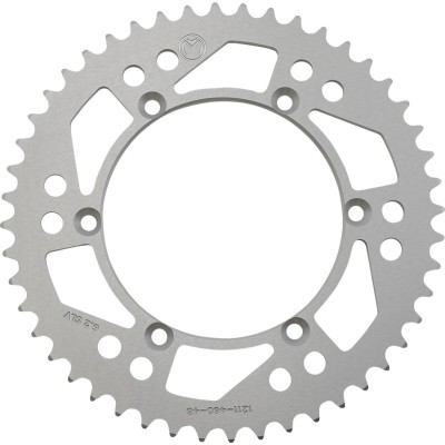 Pinion spate 48 dinți aluminiu argintiu MOOSE RACING 1211-460-48-11