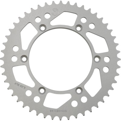 Pinion spate 48 dinți aluminiu argintiu MOOSE RACING 1211-251-48-11