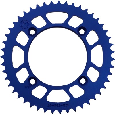 Pinion spate 47 dinți aluminiu albastru MOOSE RACING 1211-798-47-12
