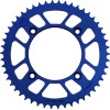 Roată dințată spate 50 dinți aluminiu albastru MOOSE RACING 1211-798-50-12
