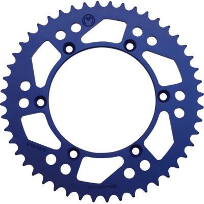 Pinion spate 48 dinți aluminiu albastru MOOSE RACING 1211-251-48-12