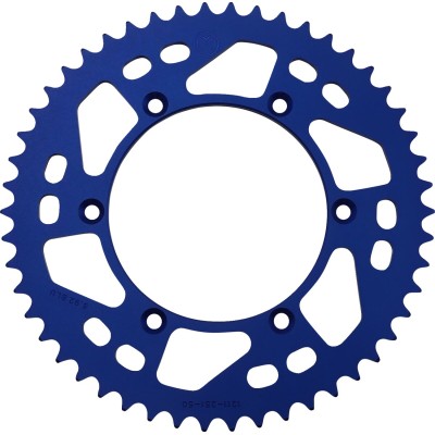 Pinion spate 50 dinți aluminiu albastru MOOSE RACING 1211-251-50-12