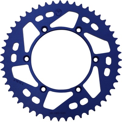 Roată dințată spate 51 dinți aluminiu albastru MOOSE RACING 1211-251-51-12