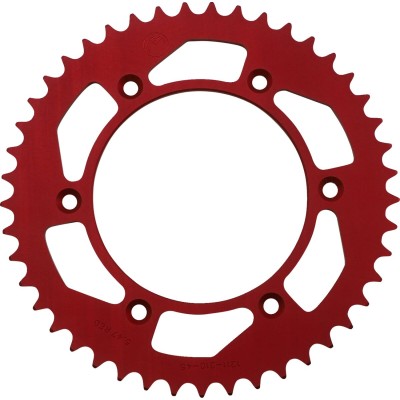 Pinion spate 45 dinți aluminiu roșu MOOSE RACING 1211-210-45-13