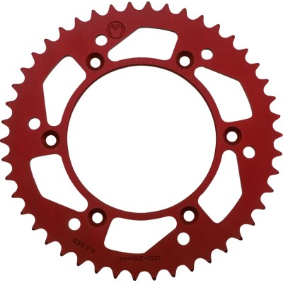 Pinion spate 46 dinți aluminiu roșu MOOSE RACING 1211-210-46-13