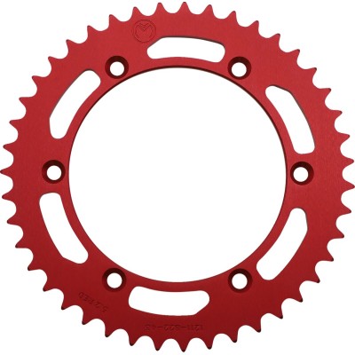 Pinion spate 43 dinți aluminiu roșu MOOSE RACING 1211-822-43-13