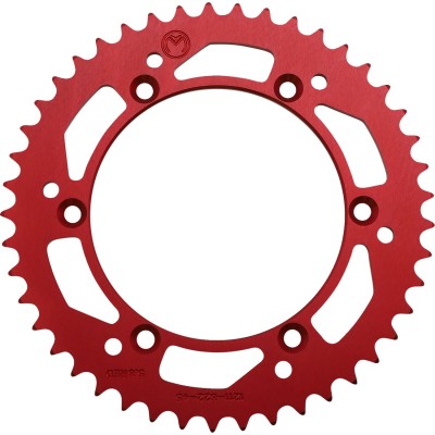 Pinion spate 45 dinți aluminiu roșu MOOSE RACING 1211-822-45-13
