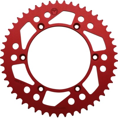 Roată dințată spate 49 dinți aluminiu roșu MOOSE RACING 1211-822-49-13