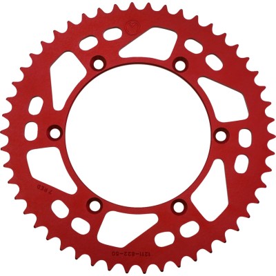 Pinion spate 50 dinți aluminiu roșu MOOSE RACING 1211-822-50-13