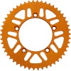 Roată dințată spate 50 dinți aluminiu portocaliu MOOSE RACING 1211-894-50-14