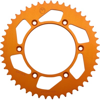 Pinion spate 47 dinți aluminiu portocaliu MOOSE RACING 1211-897-47-14
