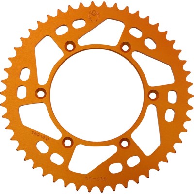 Roată dințată spate 50 dinți aluminiu portocaliu MOOSE RACING 1211-897-50-14
