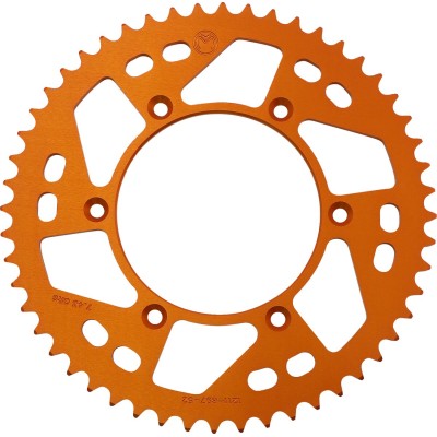 Pinion spate 52 dinți aluminiu portocaliu MOOSE RACING 1211-897-52-14