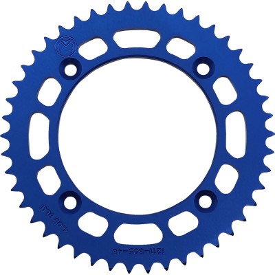 Pinion spate / 46 dinți / pas 428 / albastru / aluminiu MOOSE RACING 1211-895-46-12