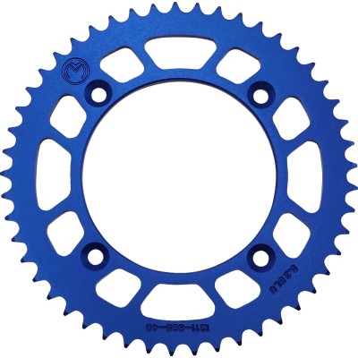 Pinion spate / 49 dinți / pas 428 / albastru / aluminiu MOOSE RACING 1211-895-49-12