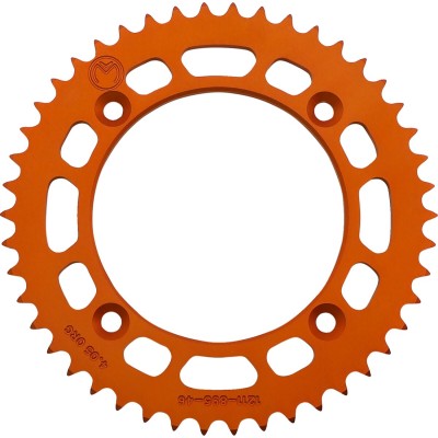 Pinion spate / 46 dinți / pas 428 / portocaliu / aluminiu MOOSE RACING 1211-895-46-14