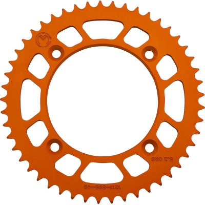 Roată dințată spate / 49 dinți / pas 428 / portocaliu / aluminiu MOOSE RACING 1211-895-49-14