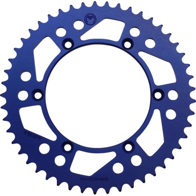 Pinion spate / 49 dinți / pas 520 / albastru / aluminiu MOOSE RACING 1211-822-49-12