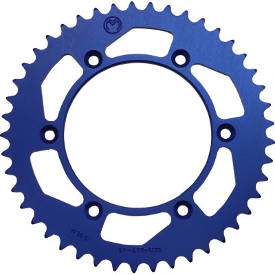 Roată dințată spate / 45 dinți / pas 520 / albastru / aluminiu MOOSE RACING 1211-897-45-12