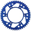 Roată dințată spate / 49 dinți / pas 520 / albastru / aluminiu MOOSE RACING 1211-897-49-12