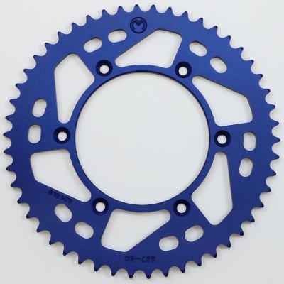 Pinion spate / 50 dinți / pas 520 / albastru / aluminiu MOOSE RACING 1211-897-50-12