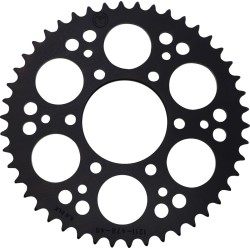 Pinion spate / 46 dinți / pas 520 / negru / aluminiu MOOSE RACING 1211-478-46-10
