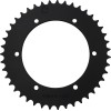 Pinion spate / 43 dinți / pas 525 / negru / aluminiu MOOSE RACING 1211-1791-43-10