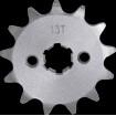 Pinion frontal - KAW/SUZ/YAM - 13 T MOOSE RACING 26-3109-13CRMO Pinion frontal - KAW/SUZ/YAM - 13 T MOOSE RACING 26-3109-13CRMO thumb