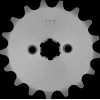 Pinion față - SUZ/YAM - 17 T MOOSE RACING 26-3109-17CRMO