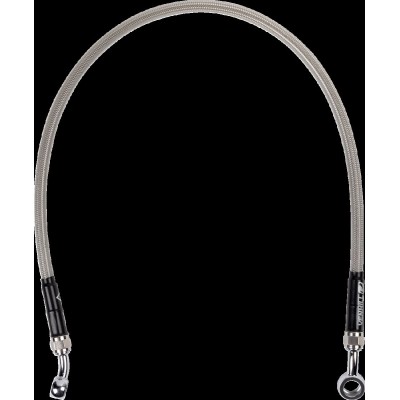 Furtun de frână din oțel inoxidabil împletit MOOSE RACING G06-2-006/P-CL