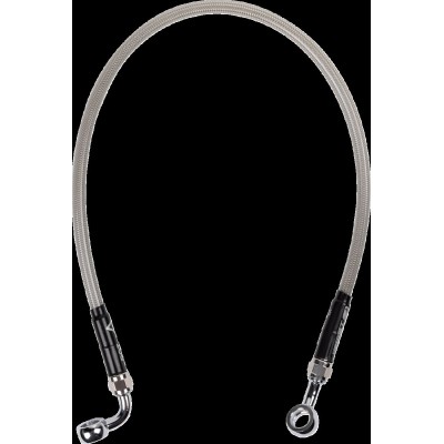 Furtun de frână din oțel inoxidabil împletit MOOSE RACING G06-2-008/P-CL
