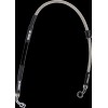 Furtun de frână din oțel inoxidabil împletit MOOSE RACING Y01-2-001/P-CL
