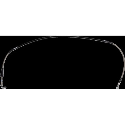 Furtun de frână din oțel inoxidabil împletit MOOSE RACING H01-1-022/P-CL