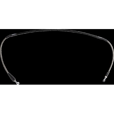 Furtun de frână din oțel inoxidabil împletit MOOSE RACING H01-1-025/P-CL