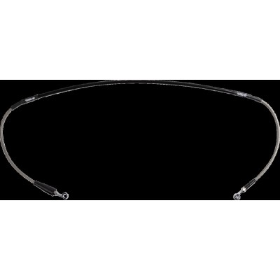 Furtun de frână din oțel inoxidabil împletit MOOSE RACING H01-1-032/P-CL