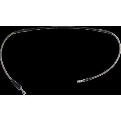 Furtun de frână din oțel inoxidabil împletit MOOSE RACING H01-1-038/P-CL