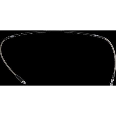 Furtun de frână din oțel inoxidabil împletit MOOSE RACING H01-1-044/P-CL
