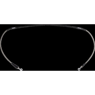 Furtun de frână din oțel inoxidabil împletit MOOSE RACING H01-1-045/P-CL