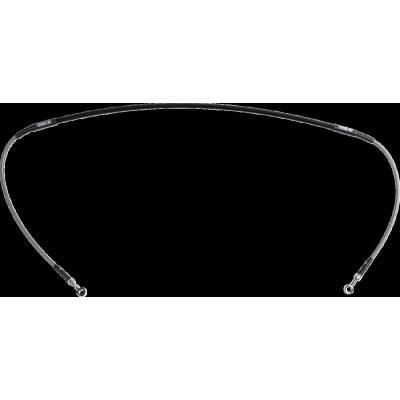 Furtun de frână din oțel inoxidabil împletit MOOSE RACING H01-1-046/P-CL