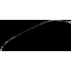 Furtun de frână din oțel inoxidabil împletit MOOSE RACING H01-2-011/P-CL