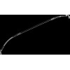 Furtun de frână din oțel inoxidabil împletit MOOSE RACING H01-2-022/P-CL