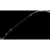 Furtun de frână din oțel inoxidabil împletit MOOSE RACING H01-2-026/P-CL