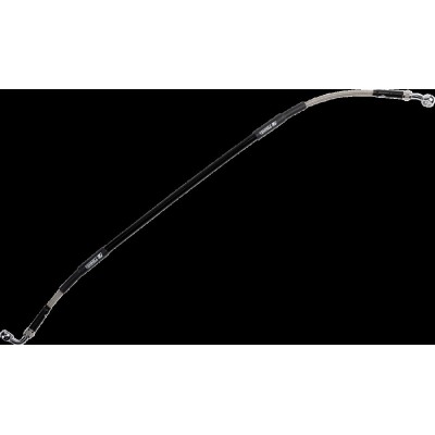 Furtun de frână din oțel inoxidabil împletit MOOSE RACING H01-2-026/P-CL