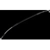 Furtun de frână din oțel inoxidabil împletit MOOSE RACING H01-2-027/P-CL
