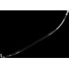 Furtun de frână din oțel inoxidabil împletit MOOSE RACING H01-2-032/P-CL