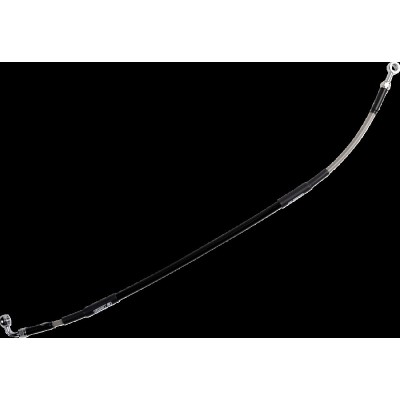 Furtun de frână din oțel inoxidabil împletit MOOSE RACING H01-2-032/P-CL