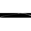 Furtun de frână din oțel inoxidabil împletit MOOSE RACING H02-2-037/P-CL