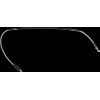 Furtun de frână din oțel inoxidabil împletit MOOSE RACING K01-1-040/P-CL