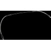 Furtun de frână din oțel inoxidabil împletit MOOSE RACING K01-1-041/P-CL