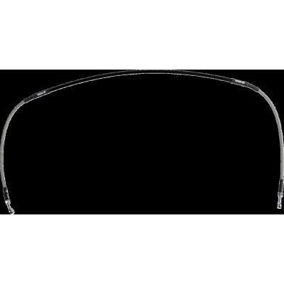Furtun de frână din oțel inoxidabil împletit MOOSE RACING K01-1-044/P-CL